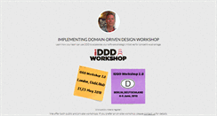 Desktop Screenshot of idddworkshop.com